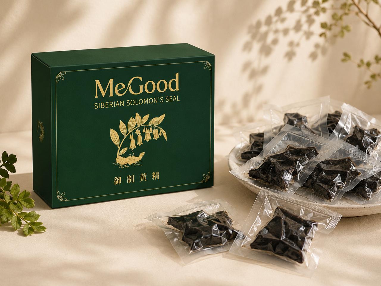 MeGood gift box and individual packets